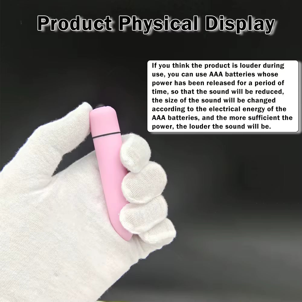 Mini Bullet Vibrator, Sex Toys, Sexy Toys, Sexual Toys for Women, Adult Toys,Vibrators - Single Frequency (Without Battery)