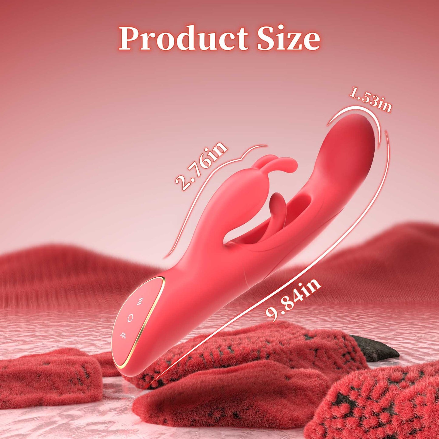 Female Sex Toys Thrusting Rabbit Vibrator for Women with 7 Powerful Vibrations & 4 Flapping Modes, Waterproof Adult Toy